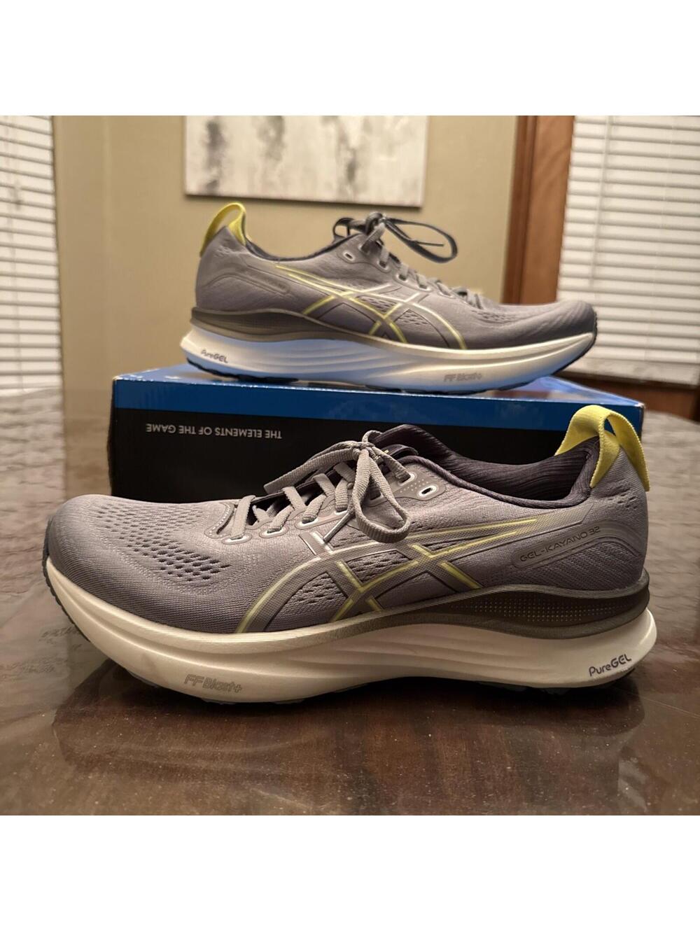 Asics Sneakers Mens 11 Gel Kayano 32 1011C052 Gray Running Athletic Shoes